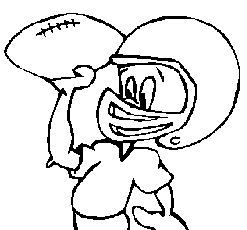Player coloring page