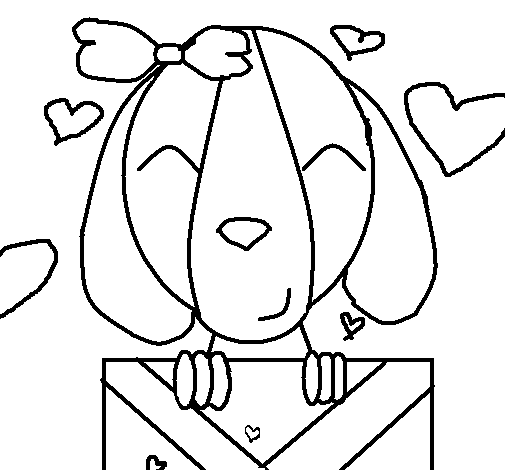 Present coloring page