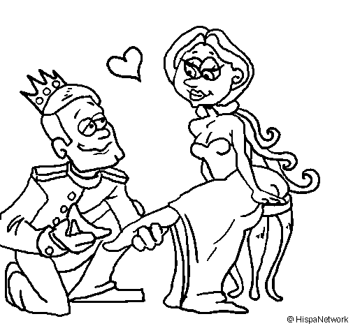 Princess without shoe coloring page