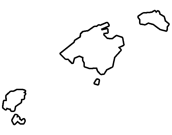 Province of Islas Baleares coloring page