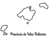 Province of Islas Baleares coloring page