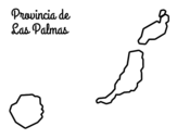 Province of Las Palmas coloring page