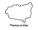 Province of León coloring page