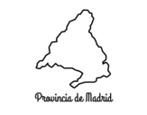 Province of Madrid coloring page