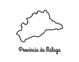 Province of Málaga coloring page