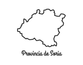 Province of Soria coloring page