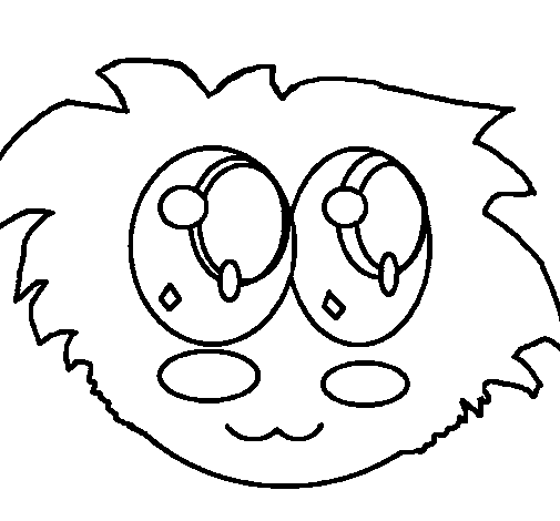 Puffle coloring page