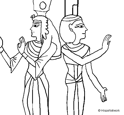 Queen Nefertari coloring page