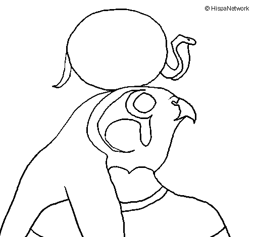 Ra coloring page