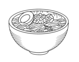 Dibujo de Ramen bowl