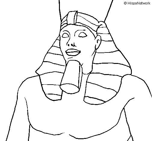 Ramesses II coloring page