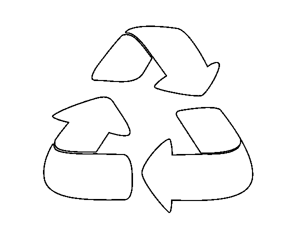 Recyclable materials coloring page - Coloringcrew.com