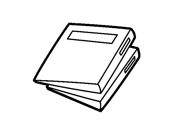 Ring binders coloring page