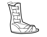 Dibujo de Roman sandal