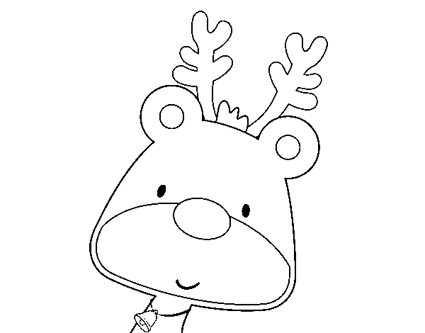 Rudolph the Reindeer coloring page