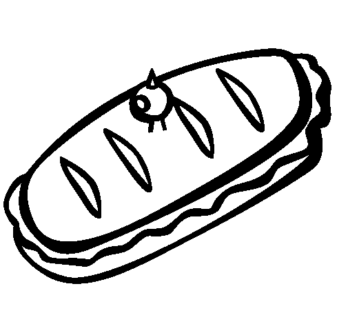 Sandwich II coloring page