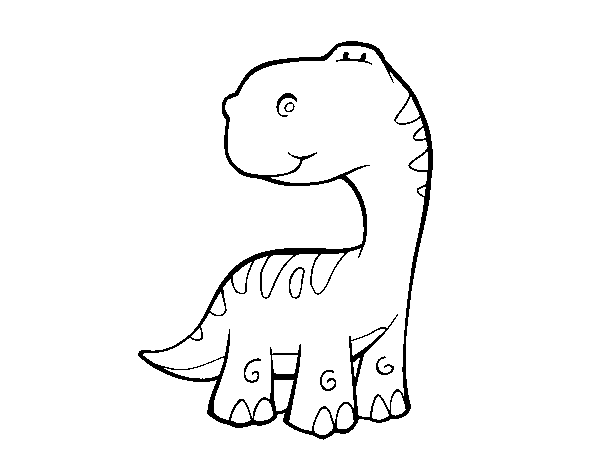 Sauropods coloring page