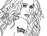 Shakira - Laundry Service coloring page
