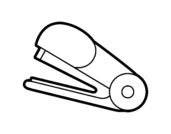 Side stapler coloring page