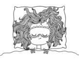 Dibujo de Sleeping girl