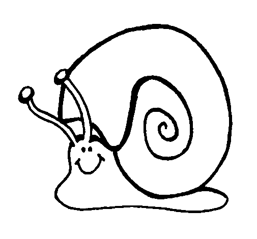 Snail 1 coloring page