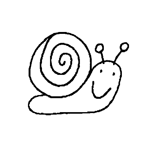 Snail 4 coloring page