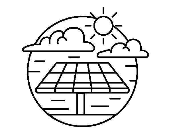 Solar Energy coloring page