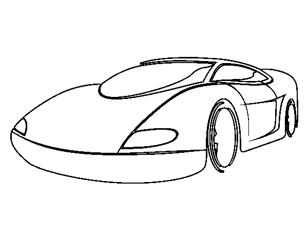 Sport Car coloring page