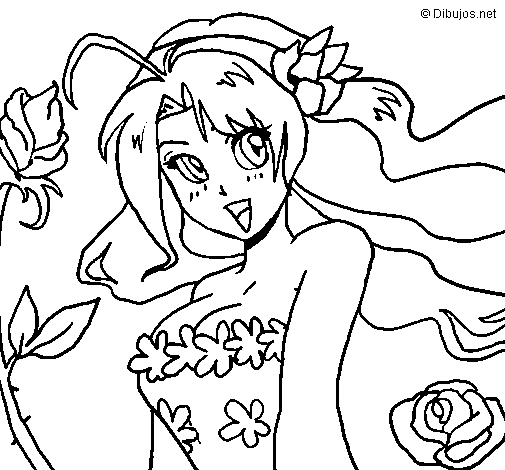 Spring II coloring page
