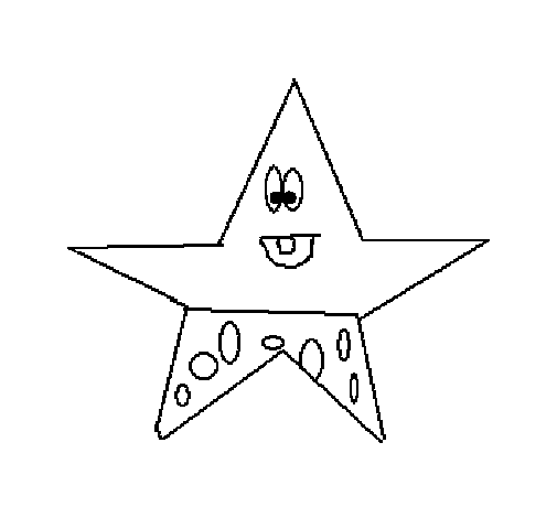 Star 3 coloring page