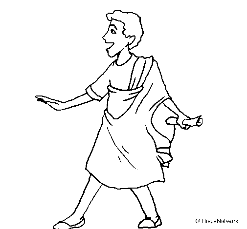 Student coloring page