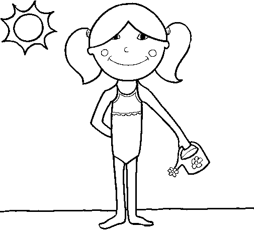 Summer 7 coloring page