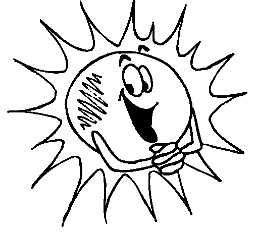 Sun 2a coloring page