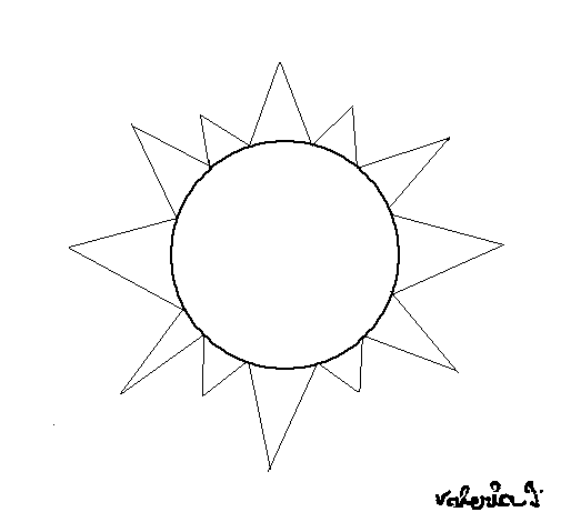 Sun 4a coloring page