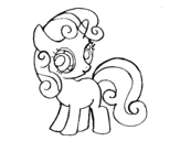 Sweetie belle coloring page
