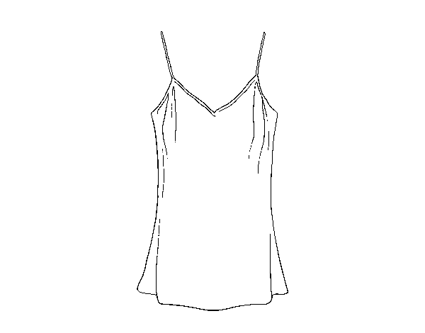 Tank top coloring page