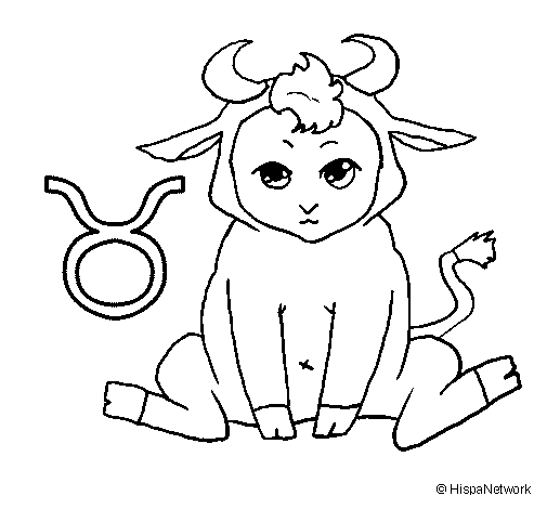 Taurus coloring page