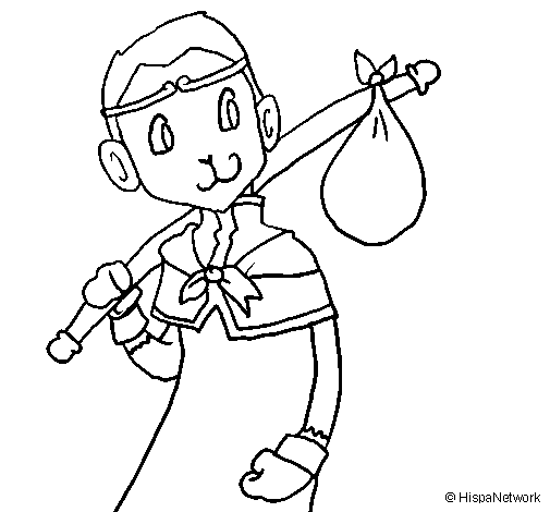 The Legend of Goku coloring page