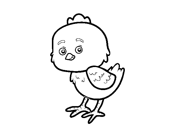 The Little Chick Cheep coloring page