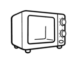 The microwave coloring page