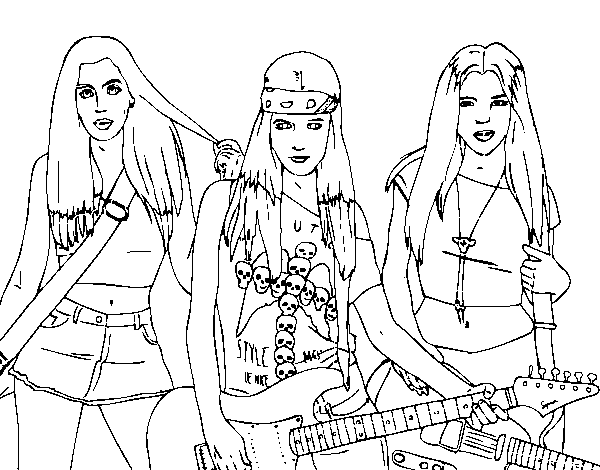 The Sweet California! coloring page
