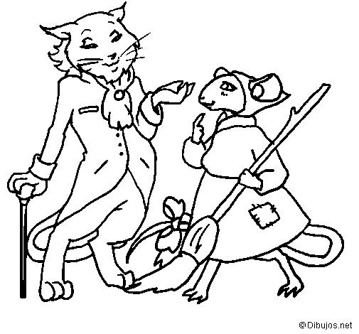The vain little mouse 15 coloring page