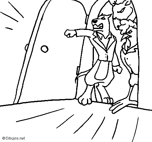 The vain little mouse 23 coloring page