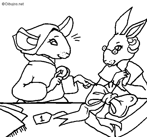The vain little mouse 6 coloring page