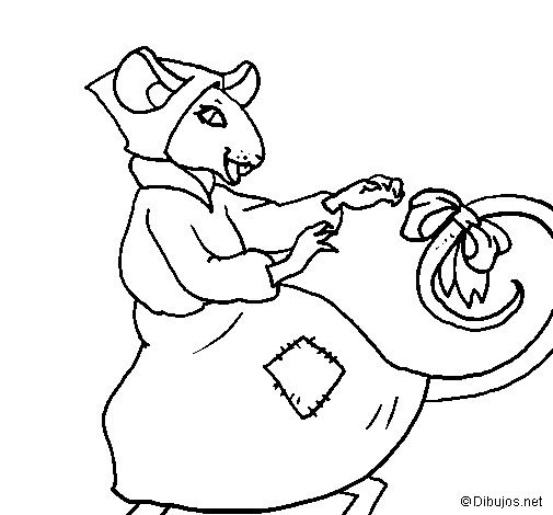 The vain little mouse 7 coloring page