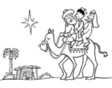 The Wise Men coloring page