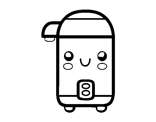 Thermos coloring page