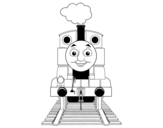 Thomas from Thomas and friends coloring page