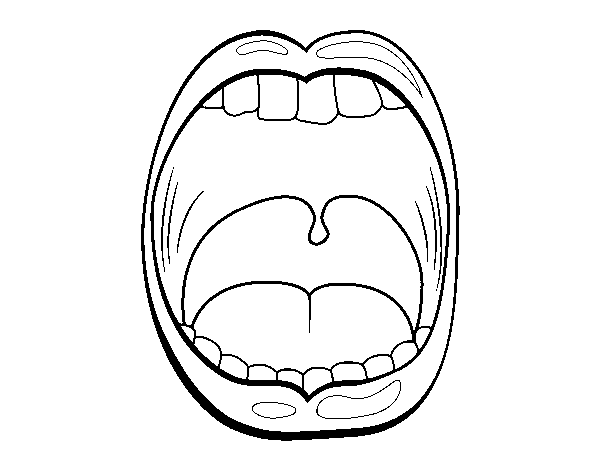 Throat coloring page