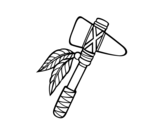 Tomahawk coloring page